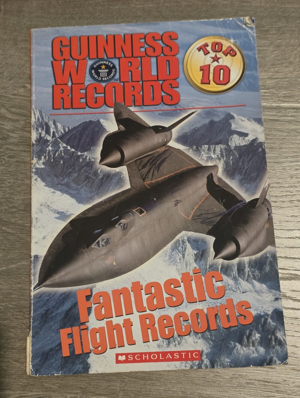 Guinness World Records Fantastic Flight Report Book Kids Learning Planes Air